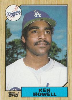 #477 Ken Howell - Los Angeles Dodgers - 1987 Topps Baseball