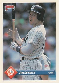 #477 Jim Leyritz - New York Yankees - 1993 Donruss Baseball