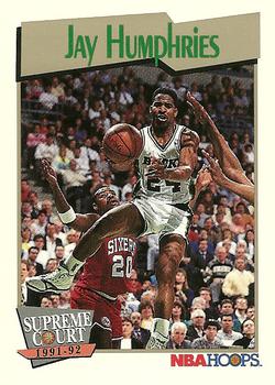 #477 Jay Humphries - Milwaukee Bucks - 1991-92 Hoops Basketball