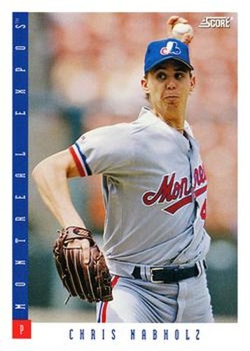 #477 Chris Nabholz - Montreal Expos - 1993 Score Baseball