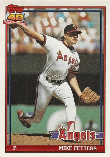 #477 Mike Fetters - California Angels - 1991 O-Pee-Chee Baseball