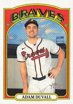 #477 Adam Duvall - Atlanta Braves - 2021 Topps Heritage Baseball