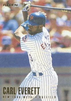 #477 Carl Everett - New York Mets - 1996 Fleer Baseball