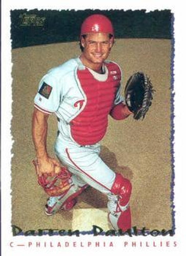 #477 Darren Daulton - Philadelphia Phillies - 1995 Topps Baseball