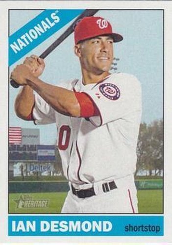 #477 Ian Desmond - Washington Nationals - 2015 Topps Heritage Baseball