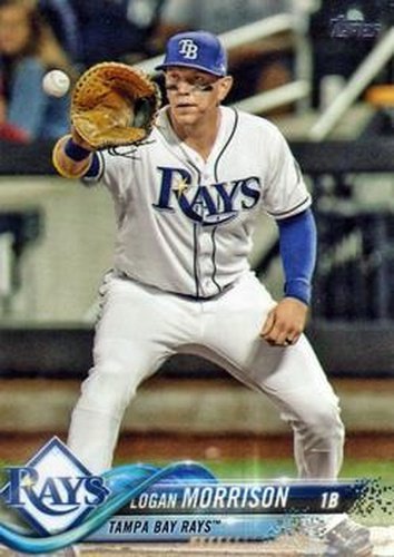 #477 Logan Morrison - Tampa Bay Rays - 2018 Topps Baseball