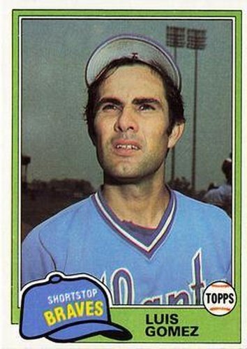 #477 Luis Gomez - Atlanta Braves - 1981 Topps Baseball