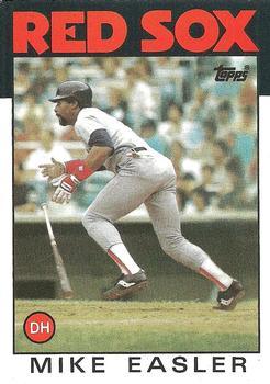 #477 Mike Easler - Boston Red Sox - 1986 Topps Baseball