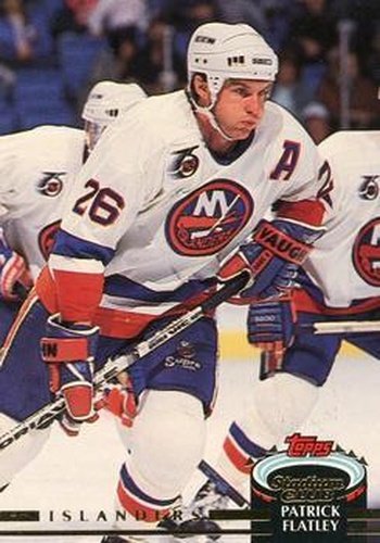 #477 Patrick Flatley - New York Islanders - 1992-93 Stadium Club Hockey