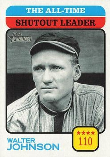 #477 Walter Johnson - Washington Senators - 2022 Topps Heritage Baseball