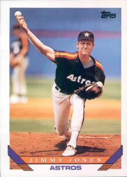 #477 Jimmy Jones - Houston Astros - 1993 Topps Baseball