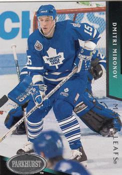 #477 Dmitri Mironov - Toronto Maple Leafs - 1993-94 Parkhurst Hockey