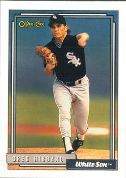 #477 Greg Hibbard - Chicago White Sox - 1992 O-Pee-Chee Baseball