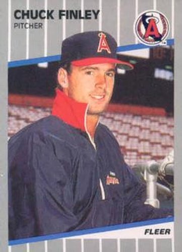 #477 Chuck Finley - California Angels - 1989 Fleer Baseball