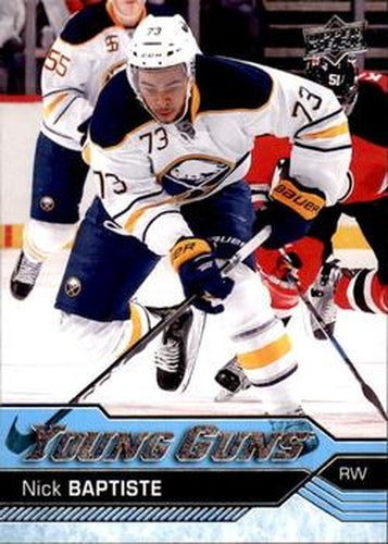 #477 Nick Baptiste - Buffalo Sabres - 2016-17 Upper Deck Hockey