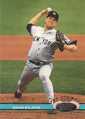 #477 Dave Eiland - New York Yankees - 1991 Stadium Club Baseball