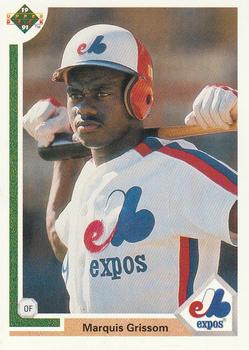 #477 Marquis Grissom - Montreal Expos - 1991 Upper Deck Baseball