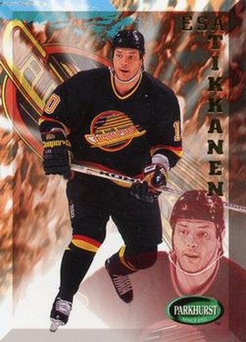 #478 Esa Tikkanen - Vancouver Canucks - 1995-96 Parkhurst International Hockey