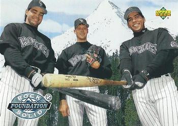 #478 Dante Bichette / Dave Nied / Andres Galarraga - Colorado Rockies - 1993 Upper Deck Baseball