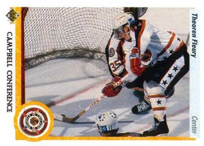 #478 Theoren Fleury - Calgary Flames - 1990-91 Upper Deck Hockey