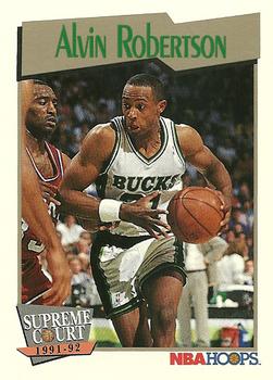 #478 Alvin Robertson - Milwaukee Bucks - 1991-92 Hoops Basketball
