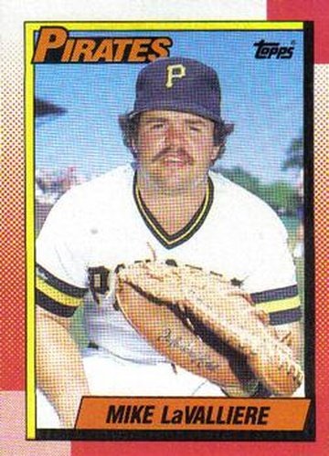#478 Mike LaValliere - Pittsburgh Pirates - 1990 Topps Baseball