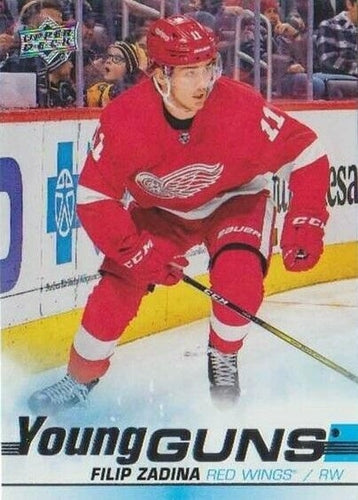 #478 Filip Zadina - Detroit Red Wings - 2019-20 Upper Deck Hockey