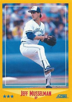 #478 Jeff Musselman - Toronto Blue Jays - 1988 Score Baseball