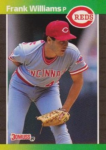 #478 Frank Williams - Cincinnati Reds - 1989 Donruss Baseball