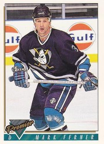 #478 Mark Ferner - Anaheim Mighty Ducks - 1993-94 Topps Premier Hockey