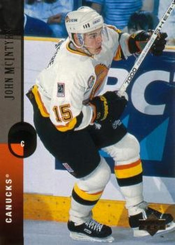 #478 John McIntyre - Vancouver Canucks - 1994-95 Upper Deck Hockey