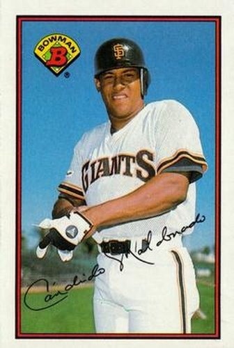 #478 Candy Maldonado - San Francisco Giants - 1989 Bowman Baseball