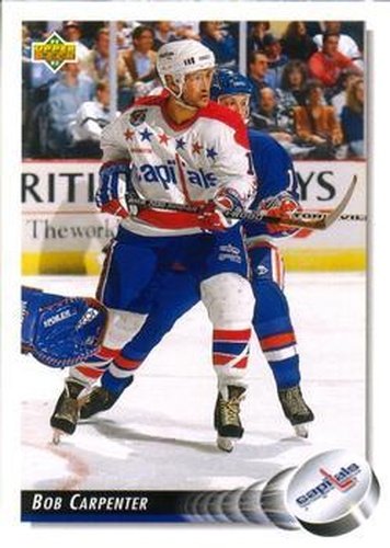 #478 Bob Carpenter - Washington Capitals - 1992-93 Upper Deck Hockey