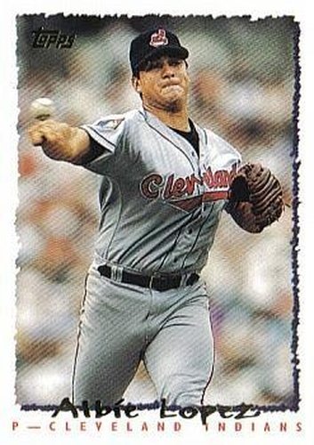 #478 Albie Lopez - Cleveland Indians - 1995 Topps Baseball