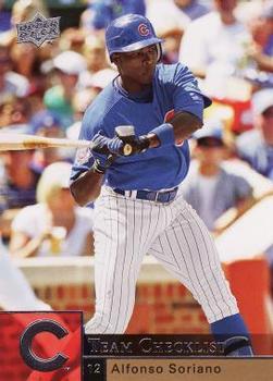 #478 Alfonso Soriano - Chicago Cubs - 2009 Upper Deck Baseball