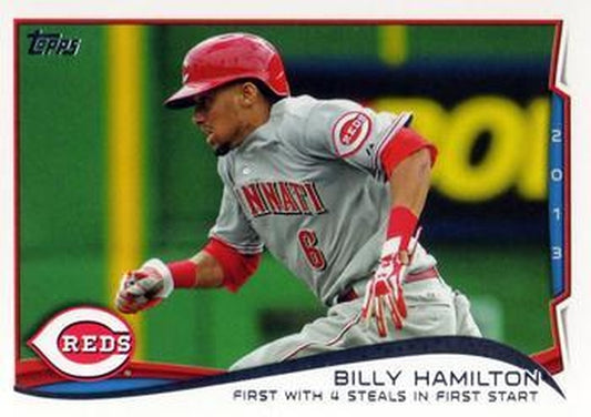 #478 Billy Hamilton - Cincinnati Reds - 2014 Topps Baseball