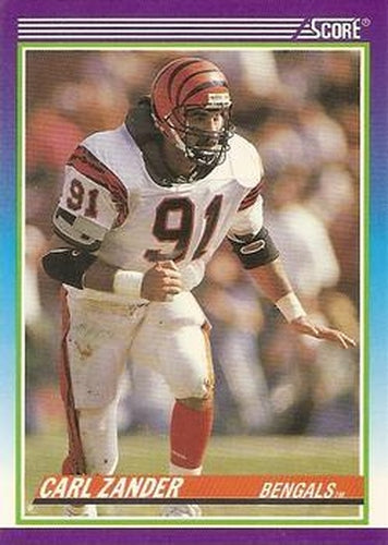 #478 Carl Zander - Cincinnati Bengals - 1990 Score Football