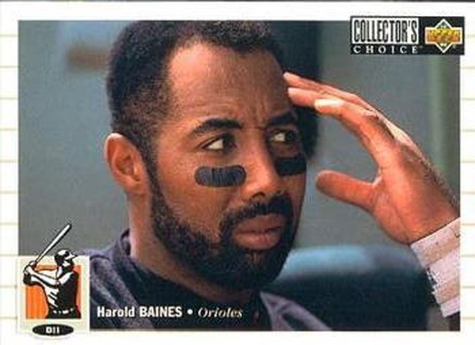 #478 Harold Baines - Baltimore Orioles - 1994 Collector's Choice Baseball