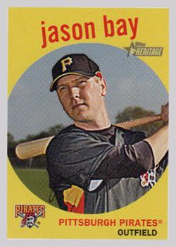 #478 Jason Bay - Pittsburgh Pirates - 2008 Topps Heritage Baseball