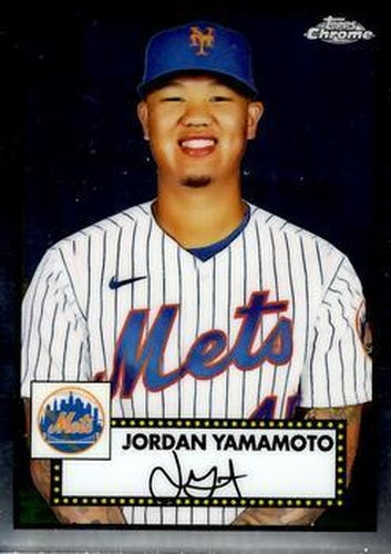 #478 Jordan Yamamoto - New York Mets - 2021 Topps Chrome Platinum Anniversary Baseball