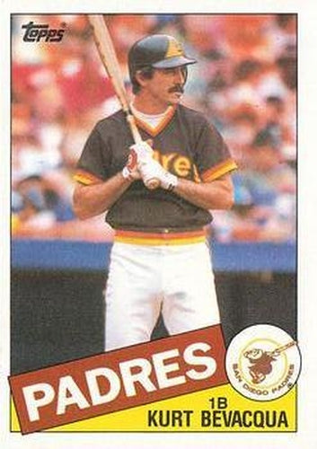 #478 Kurt Bevacqua - San Diego Padres - 1985 Topps Baseball