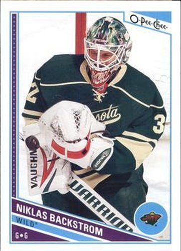 #478 Niklas Backstrom - Minnesota Wild - 2013-14 O-Pee-Chee Hockey