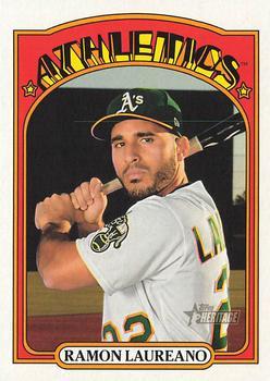 #478 Ramon Laureano - Oakland Athletics - 2021 Topps Heritage Baseball