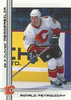 #478 Ronald Petrovicky - Calgary Flames - 2000-01 Be a Player Memorabilia Hockey