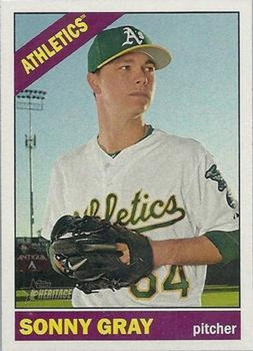 #478 Sonny Gray - Oakland Athletics - 2015 Topps Heritage Baseball