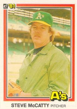 #478 Steve McCatty - Oakland Athletics - 1981 Donruss Baseball