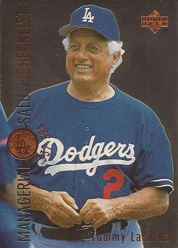 #478 Tommy Lasorda - Los Angeles Dodgers - 1996 Upper Deck Baseball