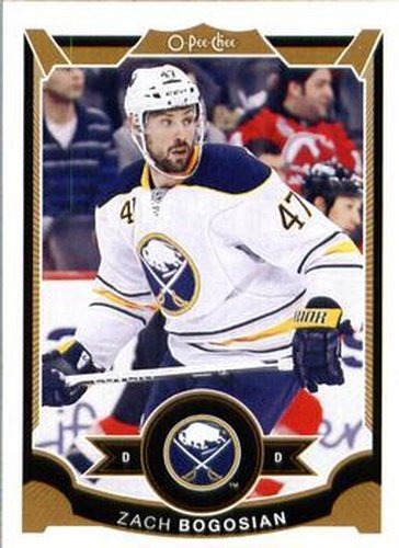 #478 Zach Bogosian - Buffalo Sabres - 2015-16 O-Pee-Chee Hockey