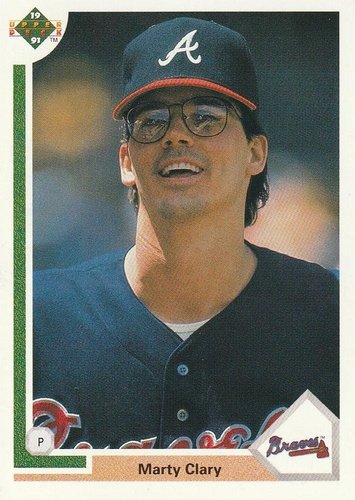 #478 Marty Clary - Atlanta Braves - 1991 Upper Deck Baseball