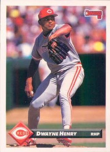 #478 Dwayne Henry - Cincinnati Reds - 1993 Donruss Baseball